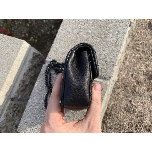 🔥SALE🔥Chanel mini rectangle classic flap studded Dallas black bag - Picture 6 of 16